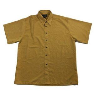 Saxifxn Roman Artwork Metal Lion Button Shirt